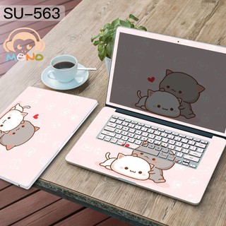 【mono】Laptop Sticker Dustproof Waterproof Oilproof Protective Skin Sticker Full-cover Art Decal Fits Various Sizes of Laptop