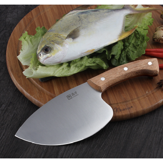 Taiwanese Round Belly Fish Knife Fish Filleting Boning Knife Tuna Knife 4cr13 Steel Pisau Perut Ikan
