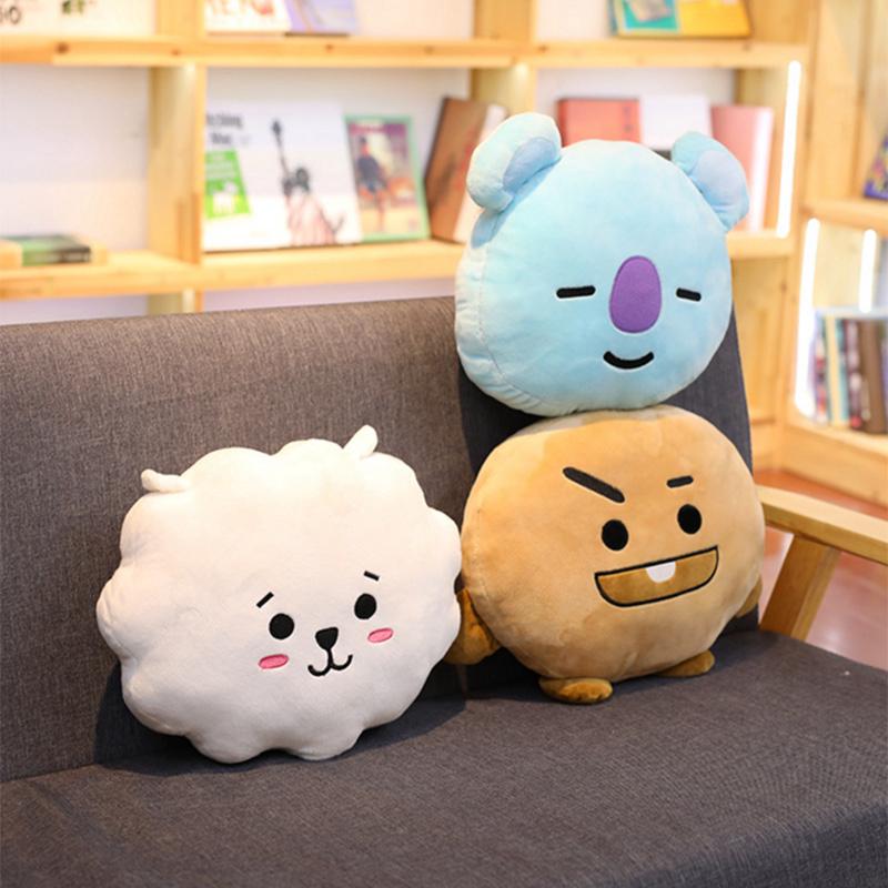 KPOP BTS Bangtan Boys Bt21 Pillow Cushion Plush Toy Doll Home Decor
