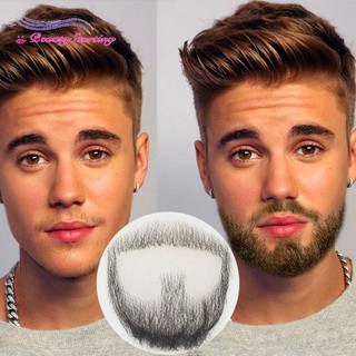 BT| Fake 100% Human Hair Real Beard Man Mustache Makeup