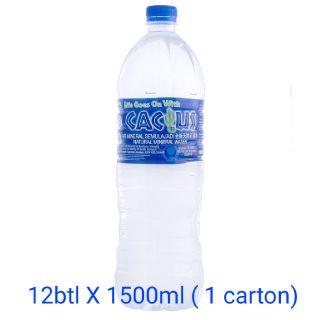 Cactus mineral water 12btl x 1.5liter