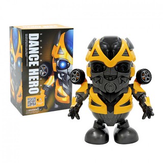 Dance Super Hero Music Spiderman / Ironman / Bumblebee Music Dance Robot Toys Battery Operated (1)