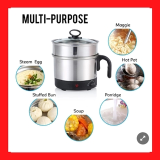 1.8L Multi-function Stainless Steel 2 Layer Electric Slow Cooker Pot my
