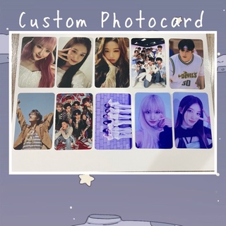 Custom Photocard with free gift 💜