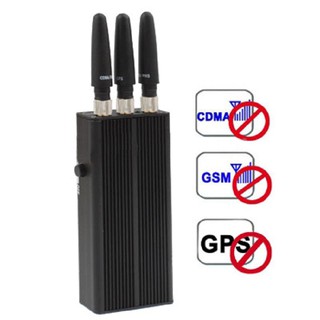 3 Antenna 5 Band Block 2G GPS GSM CDMA Portable Mobile Phone Signal Blocker Jammer