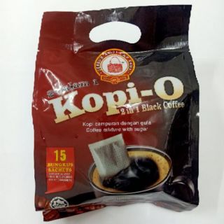 Kopi O Kampung Rasa Kaw 2 dalam 1 / 2 in 1 Black Coffee (Campuran dengan gula / Mixture with sugar)
