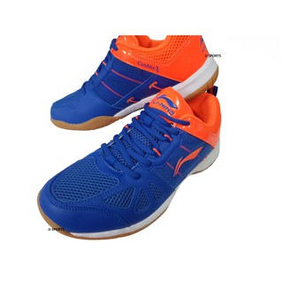 LI-NING Badminton Shoes Unisex Icon G3 - Blue/Orange (100% Original)