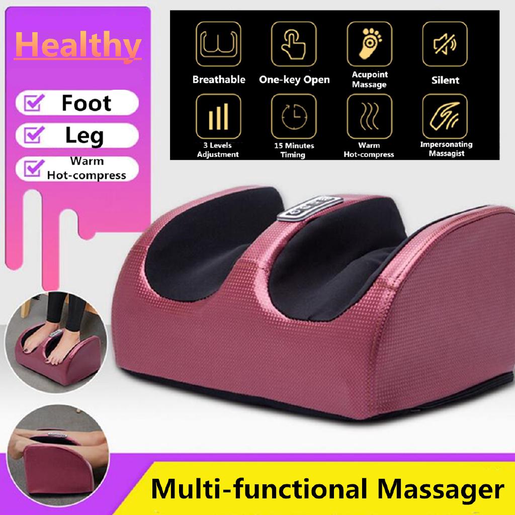 ☆Shiatsu Kneading Foot & Leg Massager 3 Levels Adjustment With Warm Hot-compress