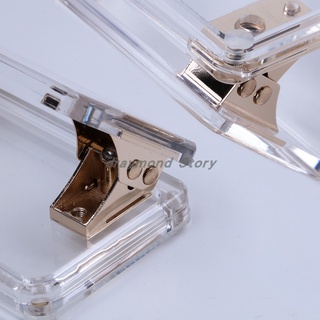 #【draymondstory】High-End Metal Acrylic Puncher Students' Office Stationery Supplies&-&-&