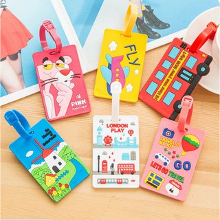 Cute Cartoon Stitch/Hello Kitty/Doraemon/Minion/Rilakkuma/Etc Travel Luggage Tag