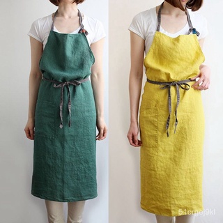 High-End Fabric Art Japanese Japanese and Korean Fashion Simple Korean Printable Waiter Apron Apron Linen tt9a
