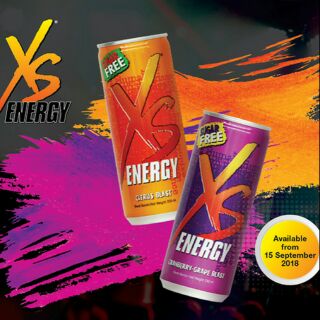 XS Energy Drinks 4 flavors