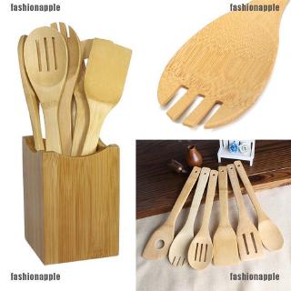 Bamboo Utensil Kitchen Wooden Cooking Tools Spoon Spatula