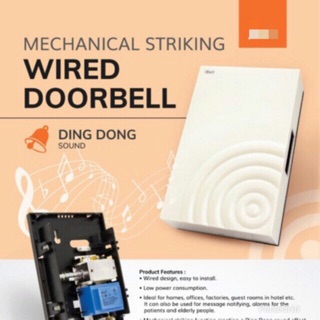 Mechanical Striking Wired Door Bell (Ready Stock)