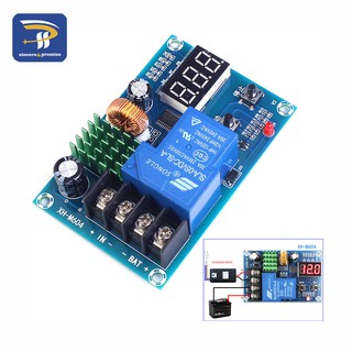 Battery Charger Control Module DC 6-60V Storage Lithium Battery Charging Control IC Switch Protection Board LED Display XH-M604