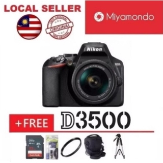 Nikon D3500 18-55mm + 32GB + Bag + Tripod + Cleaning Kit + CPL Filter
