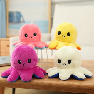 [kitty][ready]Cute Tiktok Reversible Octopus Flipped Octopus Doll Double Face Expression Flipped Octopus Plush Toys