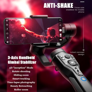 Mobile Phone Smart S1 Handheld Gimbal stabilizer 3-Axis Anti-Shake Face Tracking Shooting Camera Bracket