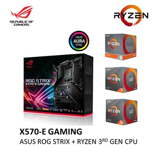 ASUS ROG STRIX X570-E GAMING + AMD RYZEN 5/RYZEN 7/RYZEN 9 COMBO