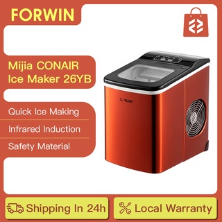 YouPin CONAIR Hicon ice maker CZB-26YB Household Ice Machine Round Shape 6-Minute Fast Mini Ice Maker Bullet ice Low noi