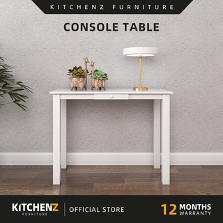 KitchenZ Console Table / 3 Feet / 4 Feet / White / Walnut