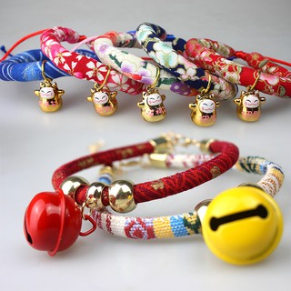Japanese style pet collar and bibs / Dogs and Cats / Insta fashion