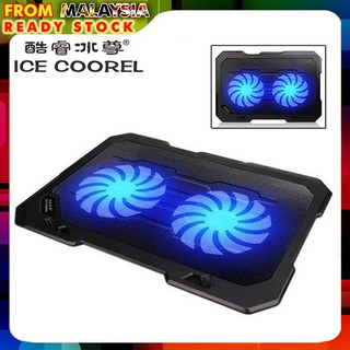 ICE COOREL S302 Super Mute 2 Big Fans 1000RPM Laptop Cooling Pad(11-15 inches)