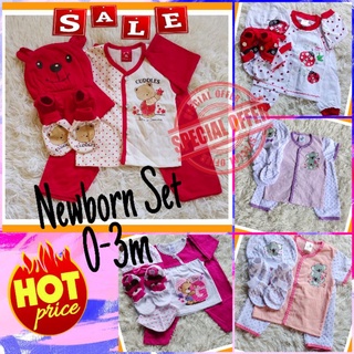 💥Ready Stok💥 Newborn Baby Set (0-3m)/(0-6m) Baju Baby / Baby Clothing