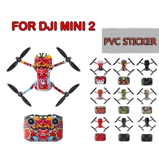 DJI Mini 2 Waterproof Skin Protective PVC Stickers Drone Body Arm Remote Control Protector for DJI Mini 2 Accessories