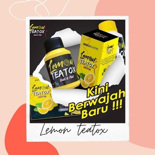 Lemon Teatox Air Detox Berkesan