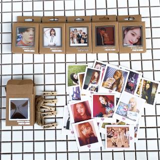 KPOP BTS BT21 BLACKPINK TWICE TXT IZONE GOT7 LOMO Card Album Collection Photo Polaroid Card