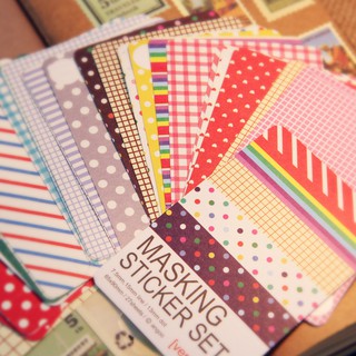 27 Pcs Portfolio Stickers Set DIY Planner Notebook Scrapbook Stickers Cute Stationery