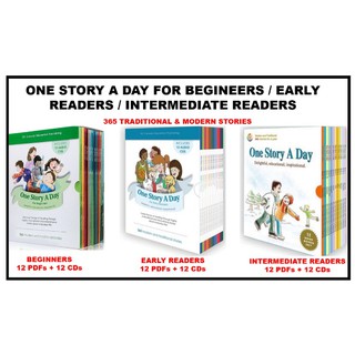ONE STORY A DAY FOR BEGINEERS/ EARLY READERS/ INTERMEDIATE READERS WITH AUDIO FILES
