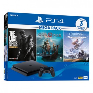 (Ready Stock ) PS4 Slim 1TB Mega Pack 1 [FREE 3 GAMES] (1)