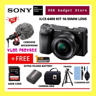 Sony ILCE-6400 / Alpha A6400 Kit 16-50mm Lens (Sony Malaysia Warranty)