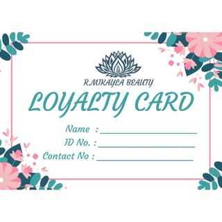RMB Loyalty card service spa treatment