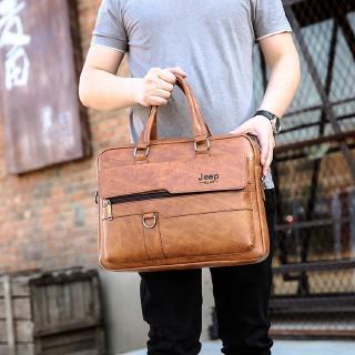 Men's Portable Business Briefcase Computer Bag Messenger Bag