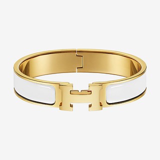 Hermes H-shaped Buckle Bracelet Bangle