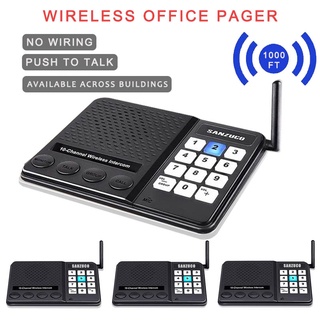 Intercom Wireless for Home Office (1000FT) Range 10 - Channel, Wireless Intercom System for Home House Business Office, Room To Room Intercom, Home Communication System (1)