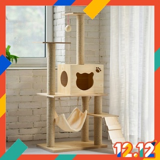 READY STOCK!!! Cat Tree House with Scratcher