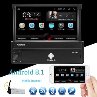 Android 8.1 Car Radio Autoradio 1 Din 7'' Touch Screen Car Multimedia Player GPS Navigation Wifi Auto MP5 Bluetooth (1)