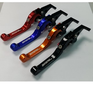 BRAKE LEVER CNC ALLOY LC135/SRL110/DASH/WAVE110/WAVE125/FUTURE CNC BIKERSACC FOLDABLE RIGHT ONLY