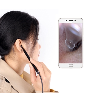 【Ready Stock】Ear Otoscope USB Microscope Inspection Camera Cleaner Visual Earpick Digital Endoscope Ear Wax Remover For Android Smartphone PC Ear Spoon