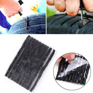 50Pcs Car Bike Tyre Tubeless Seal Strip Plug Tire Puncture Repair Recovery Kit