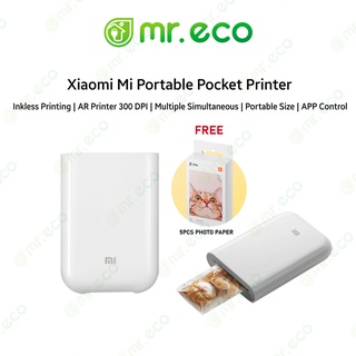 🔥Ready Stock Xiaomi Mi Pocket Photo Printer > Photo Paper>Printer AR Printer 300DPI > Portable Photo DIY Picture Printer