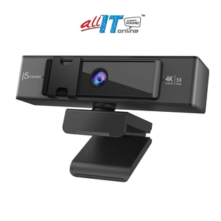 J5Create JVCU435 USB™ 4K with 5x Digital Zoom Remote Control ULTRA HD Webcam