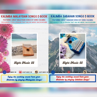KALIMBA MALAYSIAN OR SABAHAN SONGS ONLY E-BOOK | MALAYSIAN OR SABAHAN SONGS ONLY | SUITABLE FOR NON-MUSICIANS !