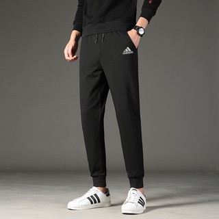 Adidas Men Long Pants Slim Fit Korean Style Fashion Pants