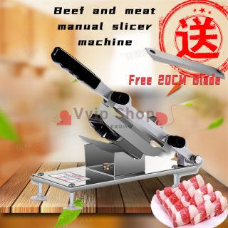 Ready Stock 🥩Extra Free 20CM Spare Blade ,Auto Multifunction meat cutter !! lamb slicer outo meat cutting machine