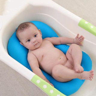 New Baby Bath Pad Soft Foldable Baby Bathtub Newborn Bath Baby Infant Shower Net (1)